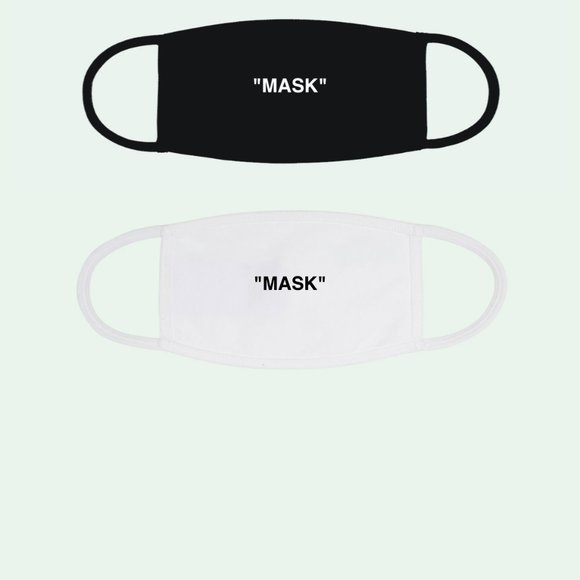 COPY - Cotton Face Mask Supreme Off White Custom - Picture 3 of 12